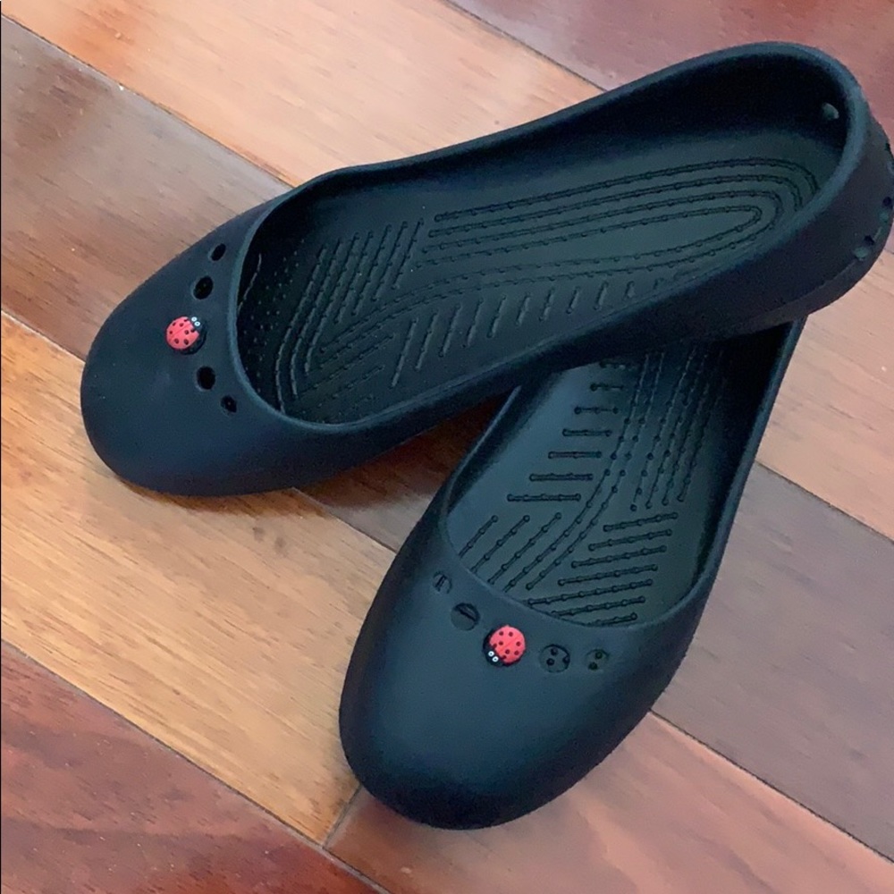Crocs Prima Flat with Ladybug Jibbitz 🐞